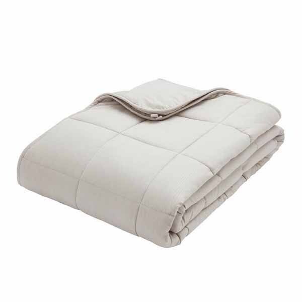 Martex Health &amp;amp; Wellness Grey Weighted Blanket 4.5kg