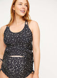 MATERNITY Mono Polka Dot Coord Tankini Top 8