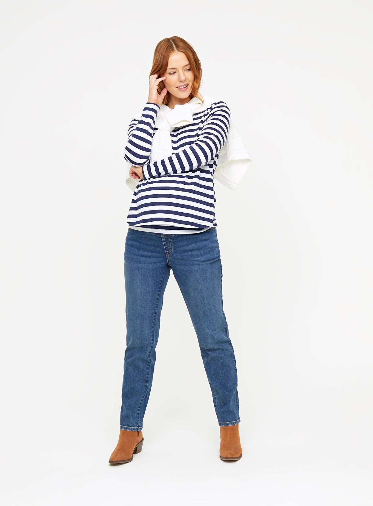 BARRITY Overbump jeans med rette ben 8
