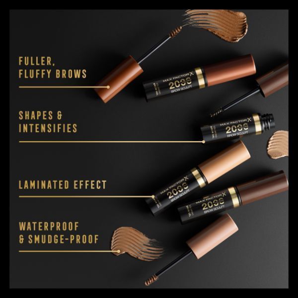 Max Factor 2000 Calorie Volumizing Brow Gel Mørk Blond