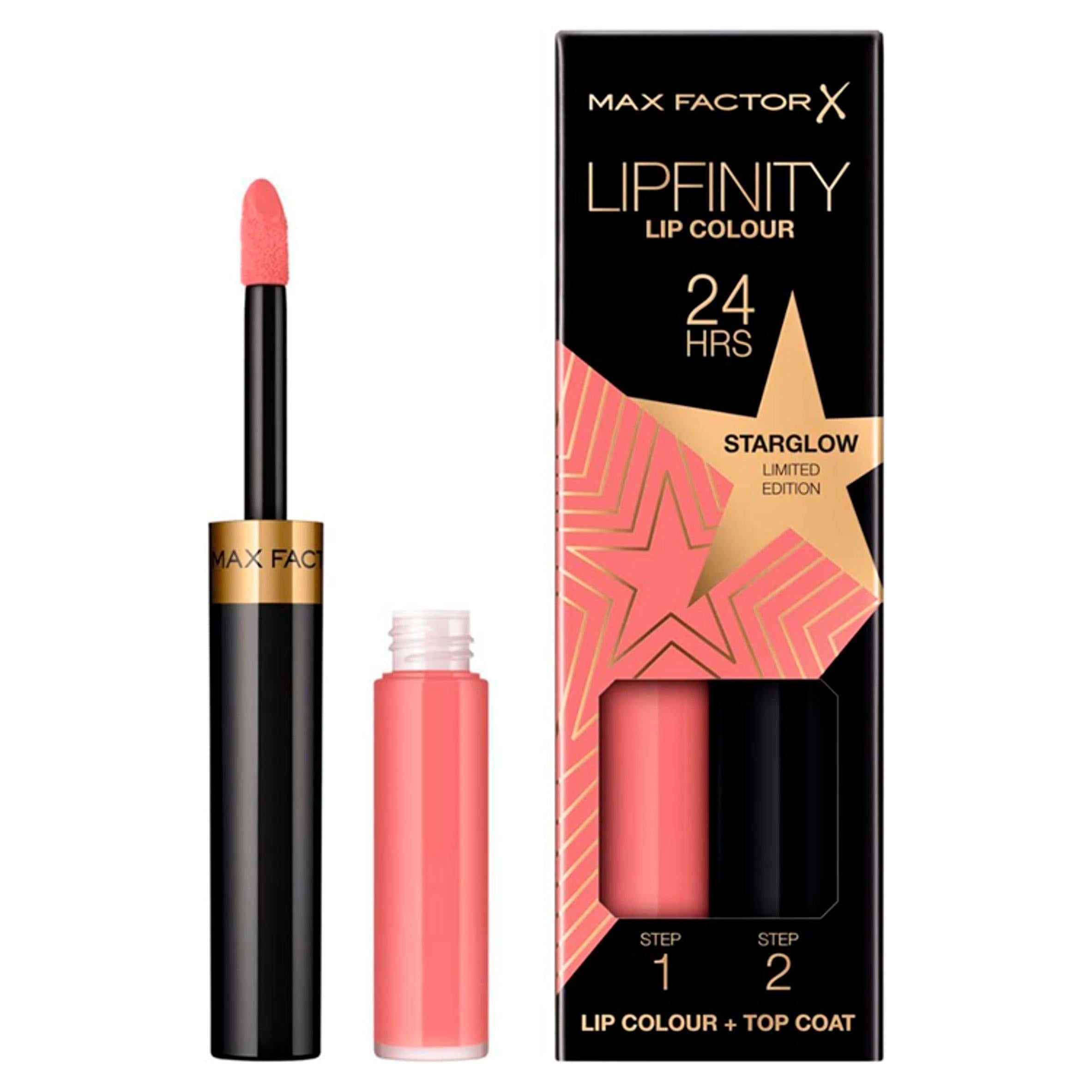 Max Factor Lipfinity 2-trinns langvarig leppestift Rising Stars Collection 80 Starglow 5g