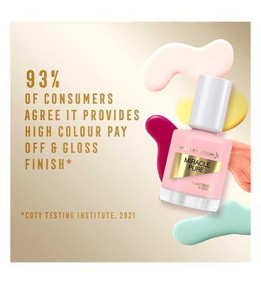 Max Factor Miracle Pure Nail Polish- Cherry Blossom