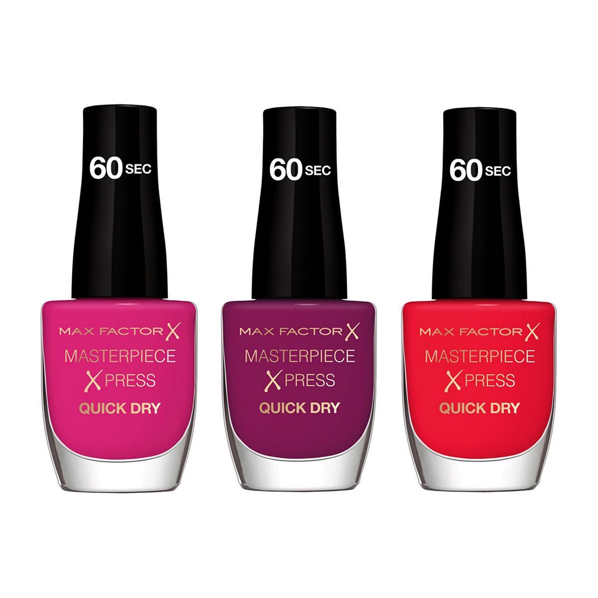 Max Factor rosa lilla neglelakkpakke