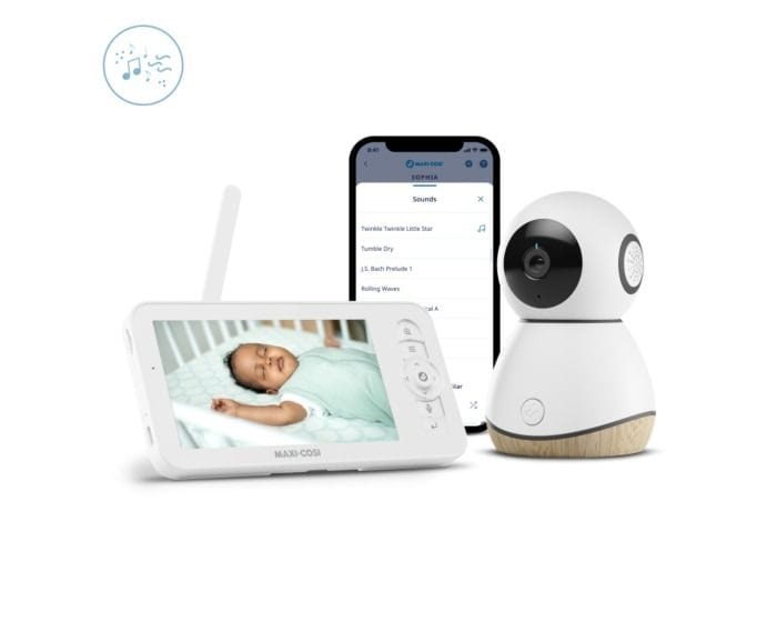 Maxi-Cosi See Pro baby monitor with parent screen, UK version