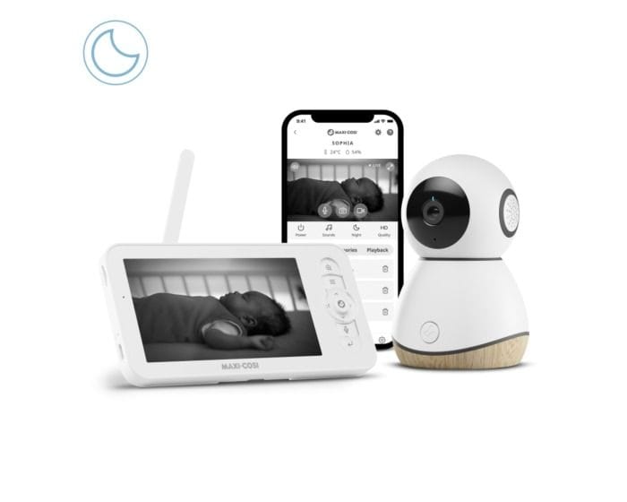 Maxi-Cosi See Pro baby monitor with parent screen, UK version