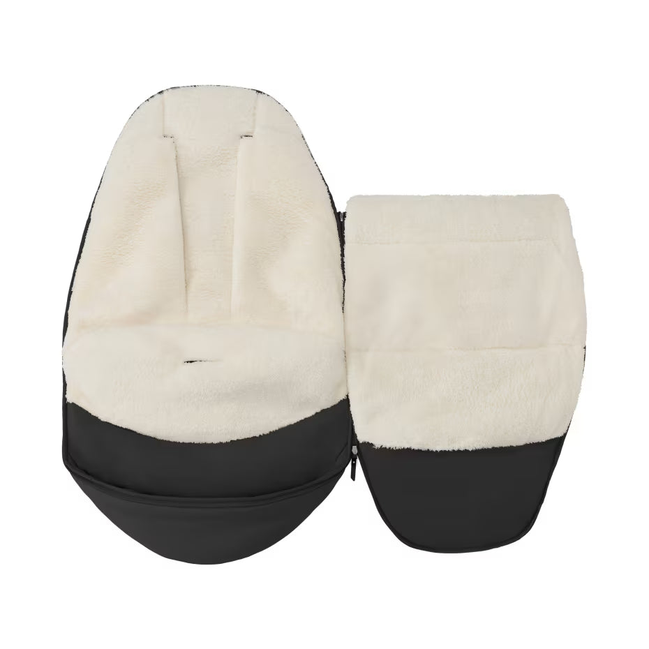 Maxi Cosi 2-in-1 footmuff in black, imported from the UK