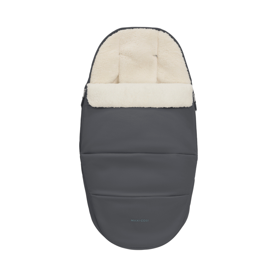 Maxi Cosi 2-in-1 footmuff Graphite, imported from the UK