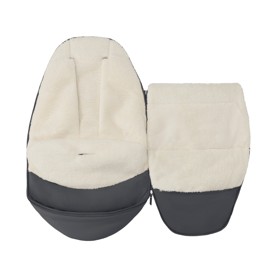 Maxi Cosi 2-in-1 footmuff Graphite, imported from the UK