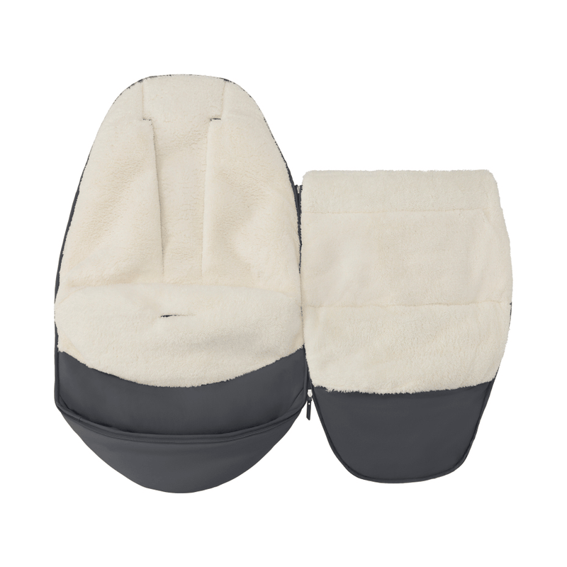 Maxi Cosi 2-in-1 footmuff Graphite, imported from the UK