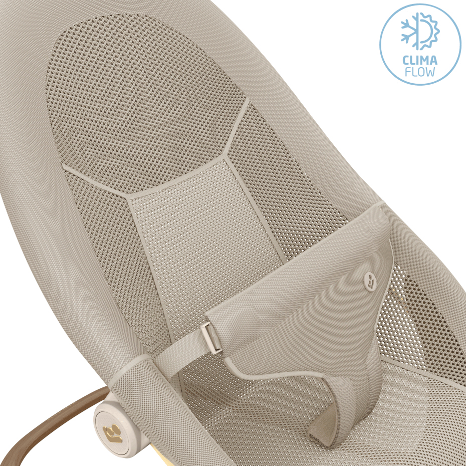 Maxi Cosi Dove Pro bouncer in Elegance Beige, imported from the UK