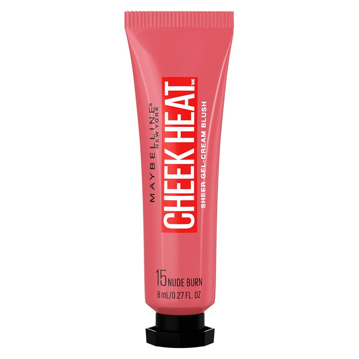 Maybelline Cheek Heat Water Infused Hydrating Gel Sheer Blusher 15 Nude Burn