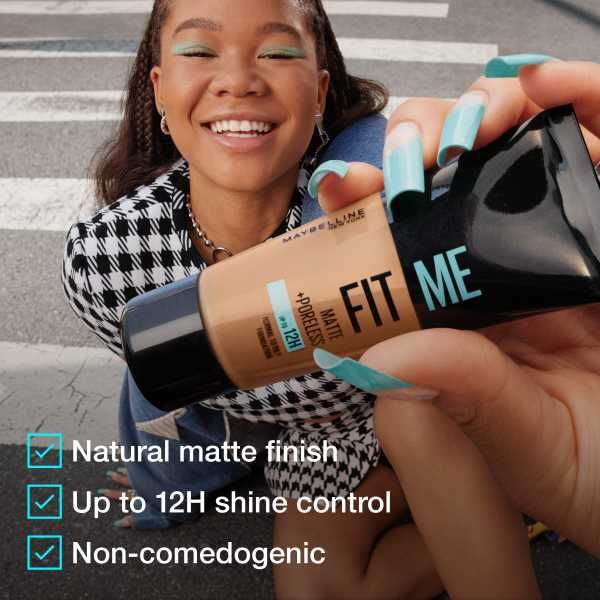 Maybelline Fit Me Matte &amp;amp; Poreless Foundation 105 Nat Ivory