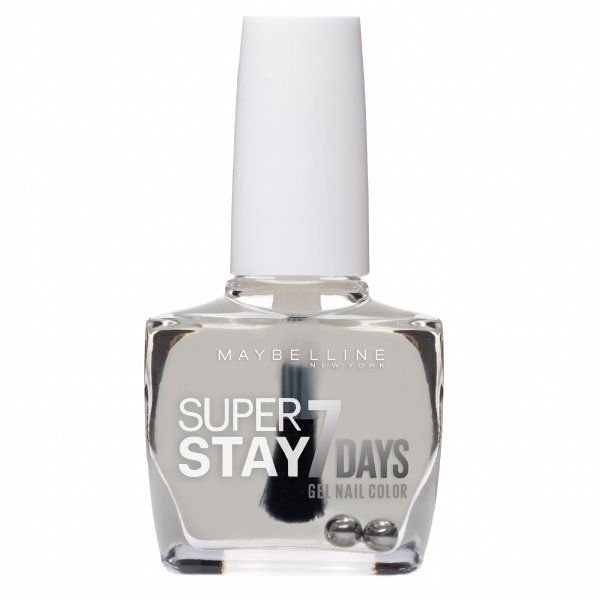Maybelline Forever Strong Gel 130 Rose Poudre Nail Polish Crystal Clear
