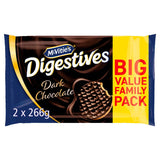 McVitie's Digestives étcsokoládé keksz 2x266g, 532g