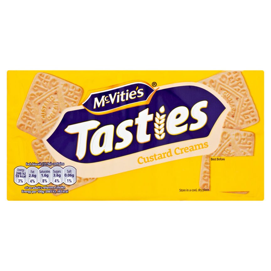 McVitie's Tasties Custard Creams Kjeks 300g