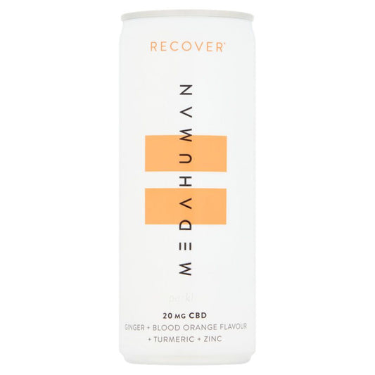 Medahuman CBD Recover Sparkling Ginger & Orange Can