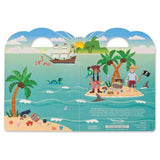 Melissa &amp;amp; Doug Reusable Puffy Stickers Pirate 4yrs+