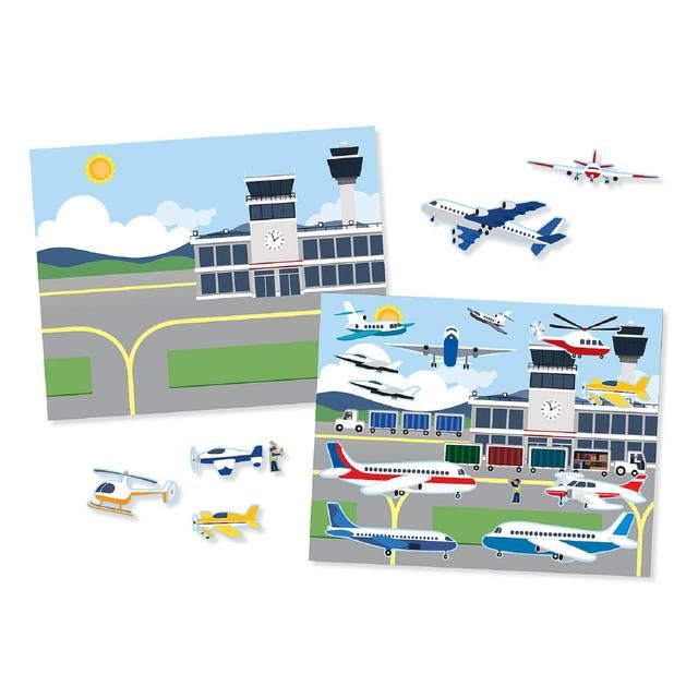 Melissa &amp;amp; Doug Reusable Sticker Pad Vehicles 3yrs+