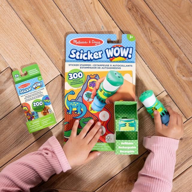 Melissa &amp;amp; Doug Sticker WOW! Dinosaur Bundle