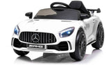 Mercedes Benz AMG GTR 6V gyerek elektromos autó - fehér