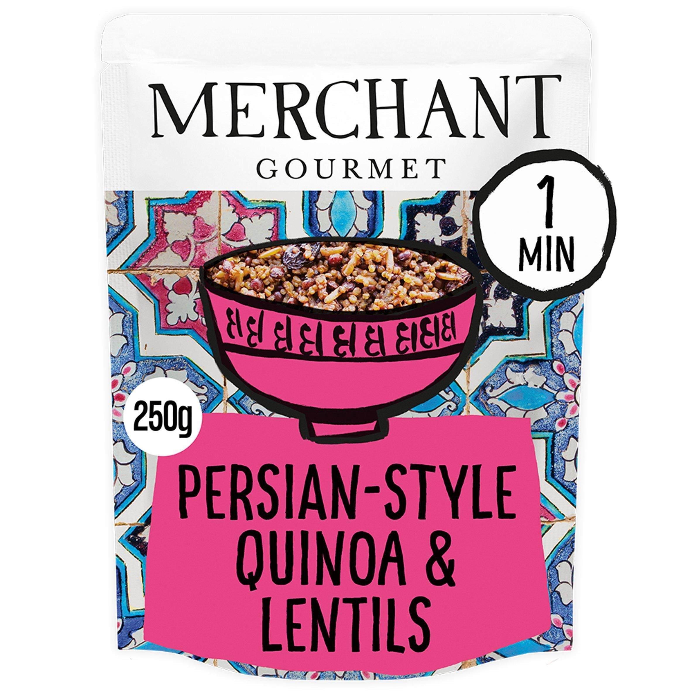 Merchant Gourmet Aromatic Persian Style Quinoa &amp;amp; Green Lentils 250g