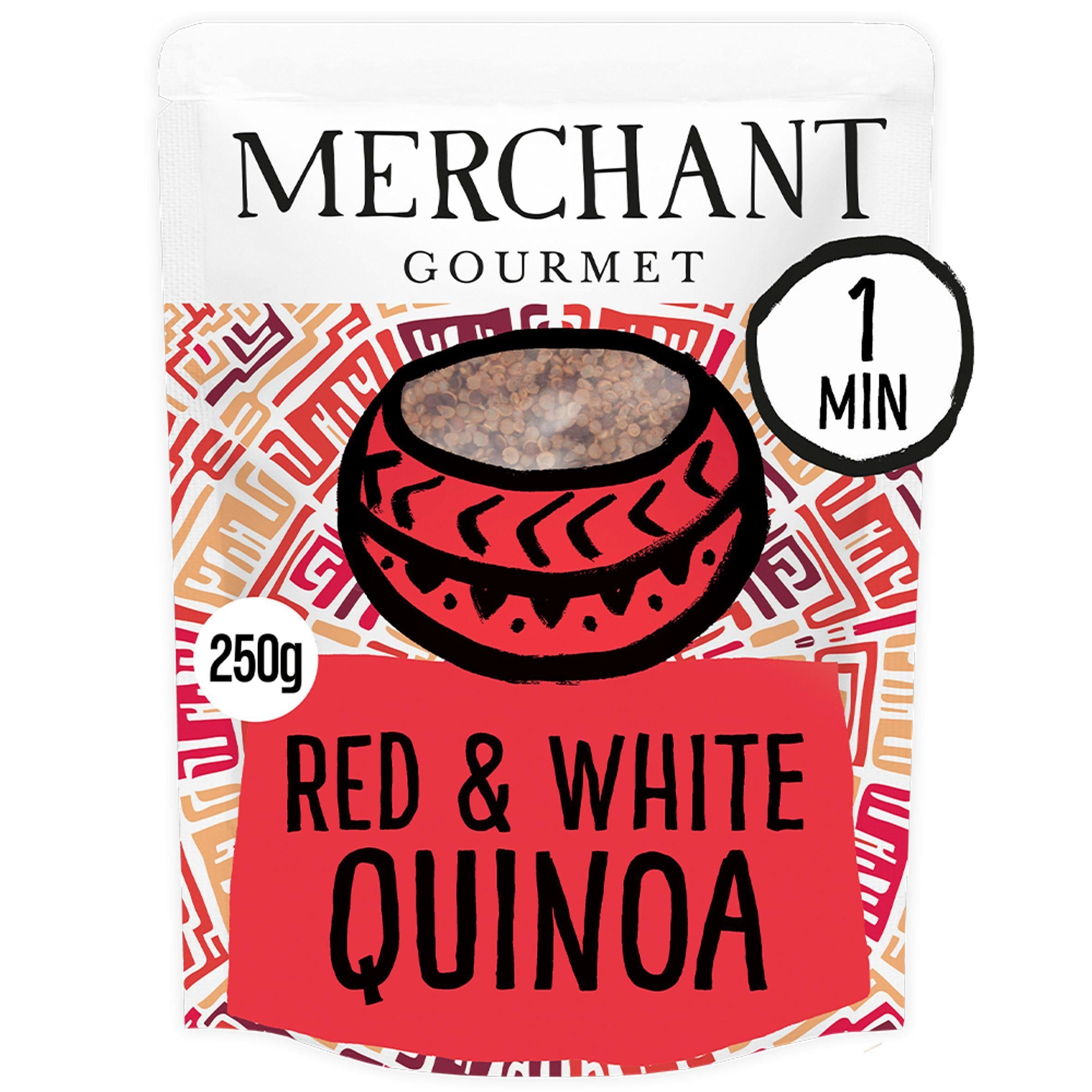 Merchant Gourmet Simply Cooked Red &amp;amp; White Quinoa 250g