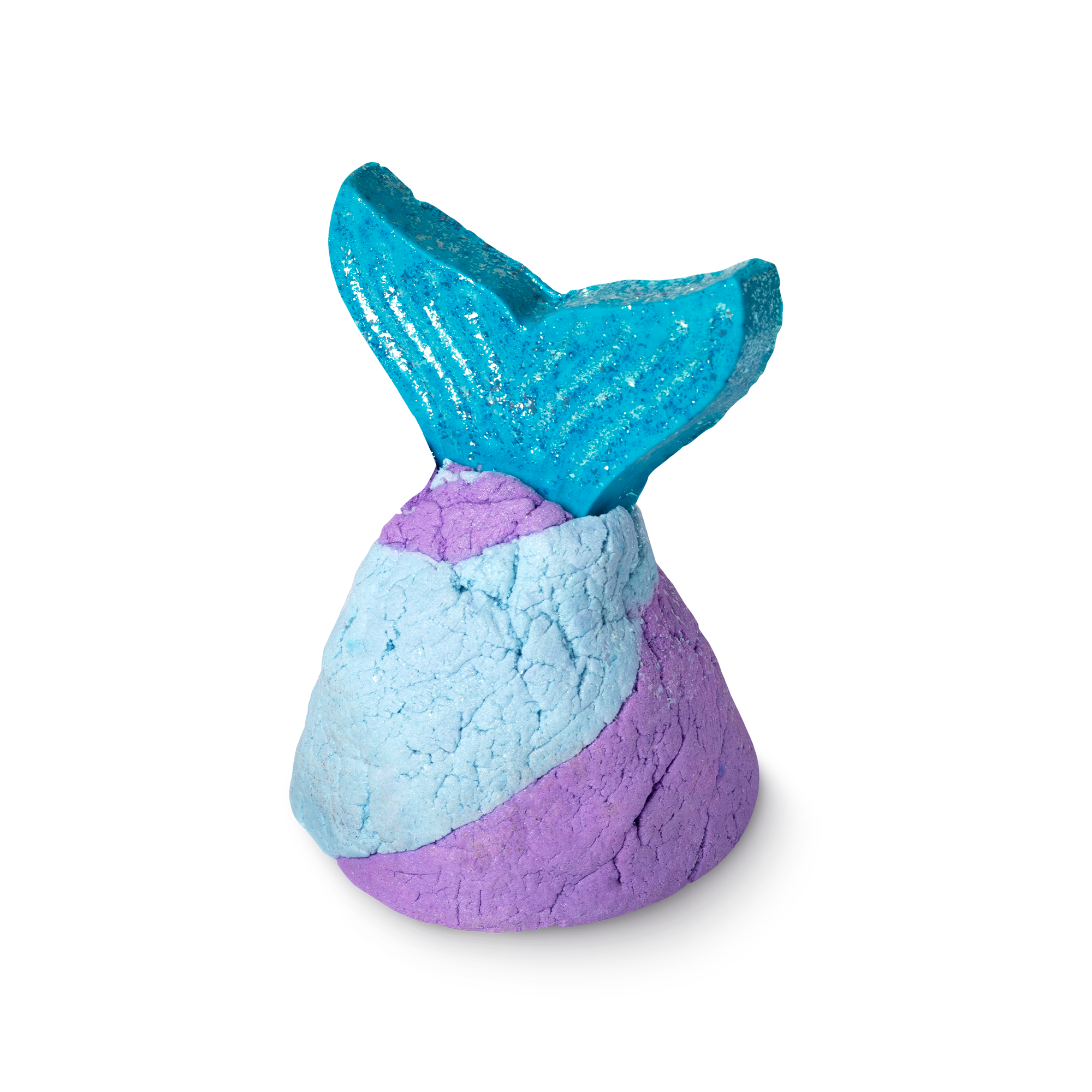Mermaid Tail bubble bar with cocoa butter melt - British product