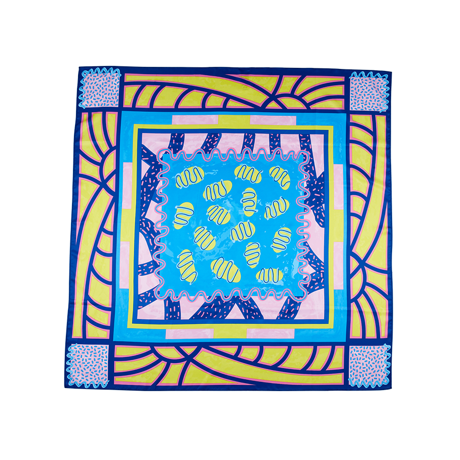 Lush Metamorphosis knot wrap 100cm x 100cm, imported from the UK