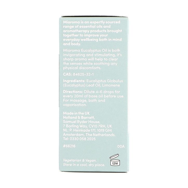 Miaroma eukaliptusz tiszta illóolaj 10ml