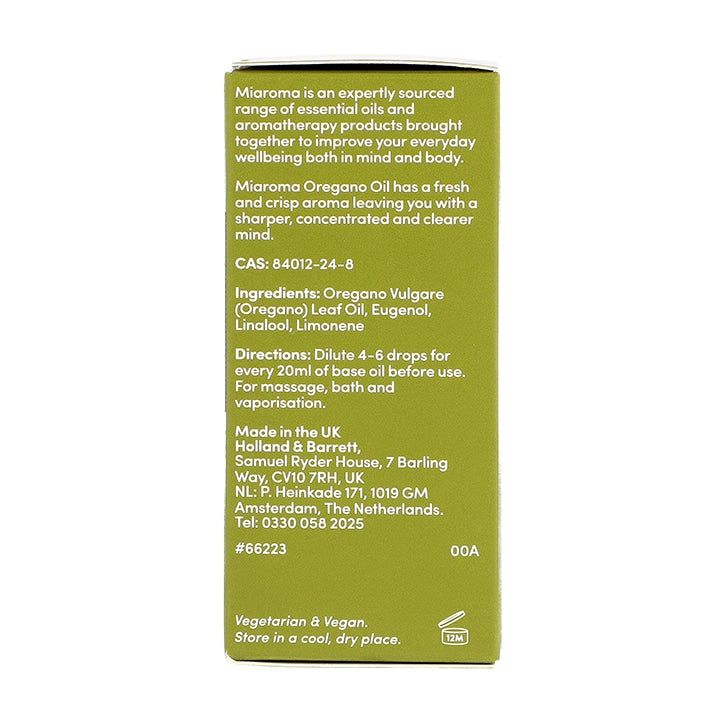 Miaroma Oregano tiszta illóolaj 10ml