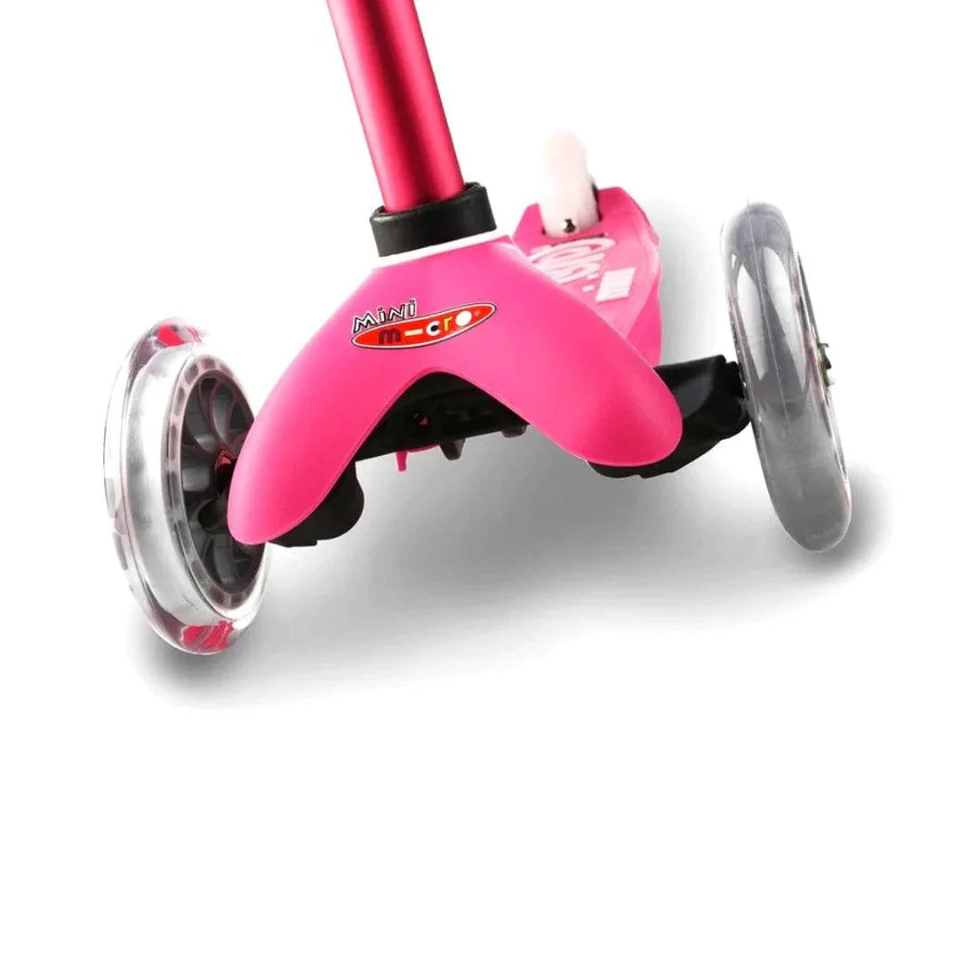 Micro 3in1 scooter in pink with push handle, imported from the UK