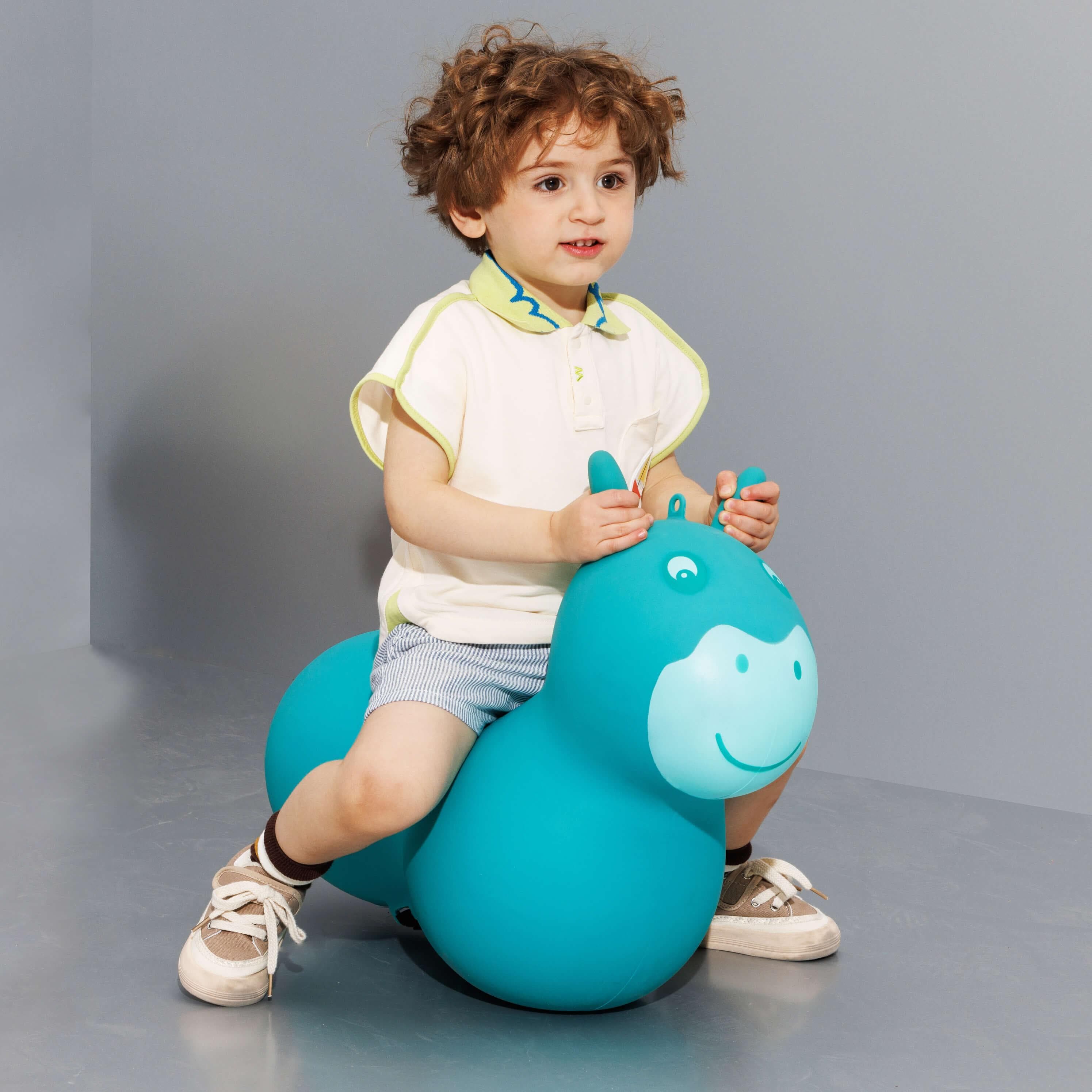 Micro Air Hopper V2 aqua inflatable ride-on toy, UK version