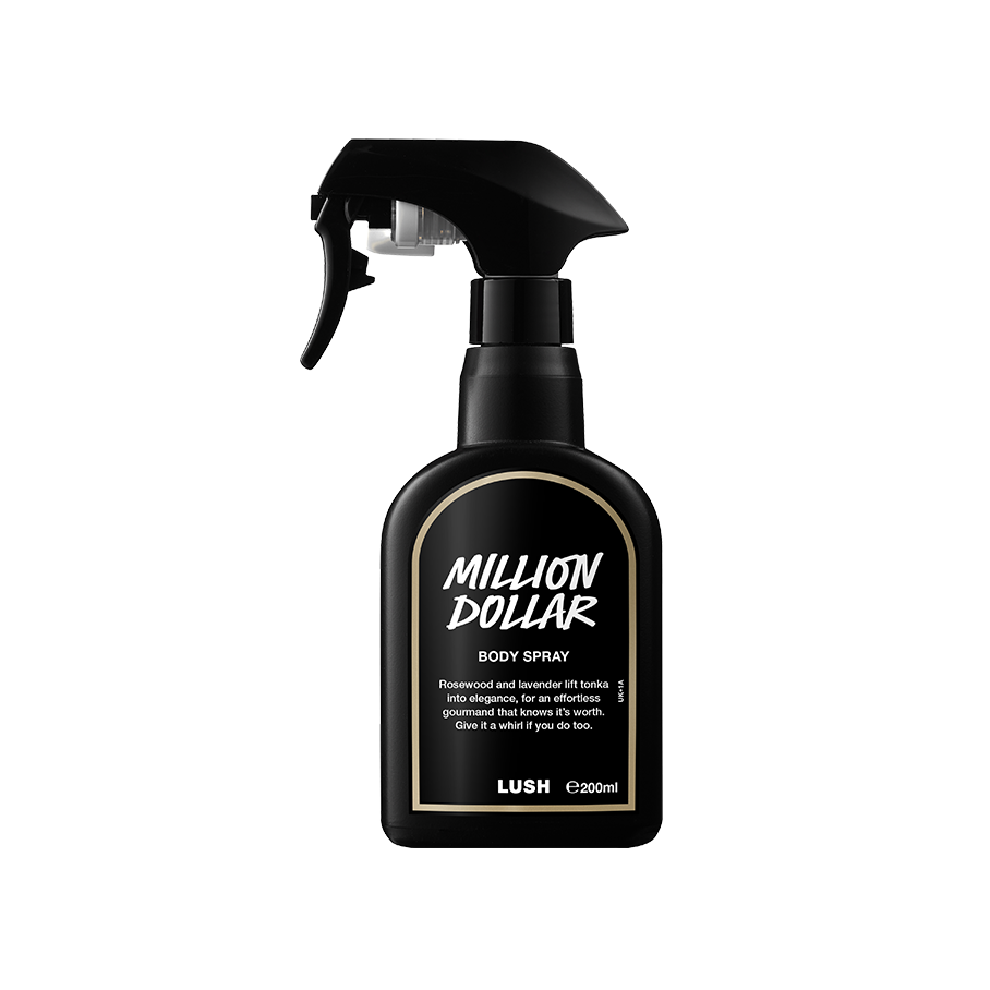 Lush Million Dollar body spray fragrance (British brand)