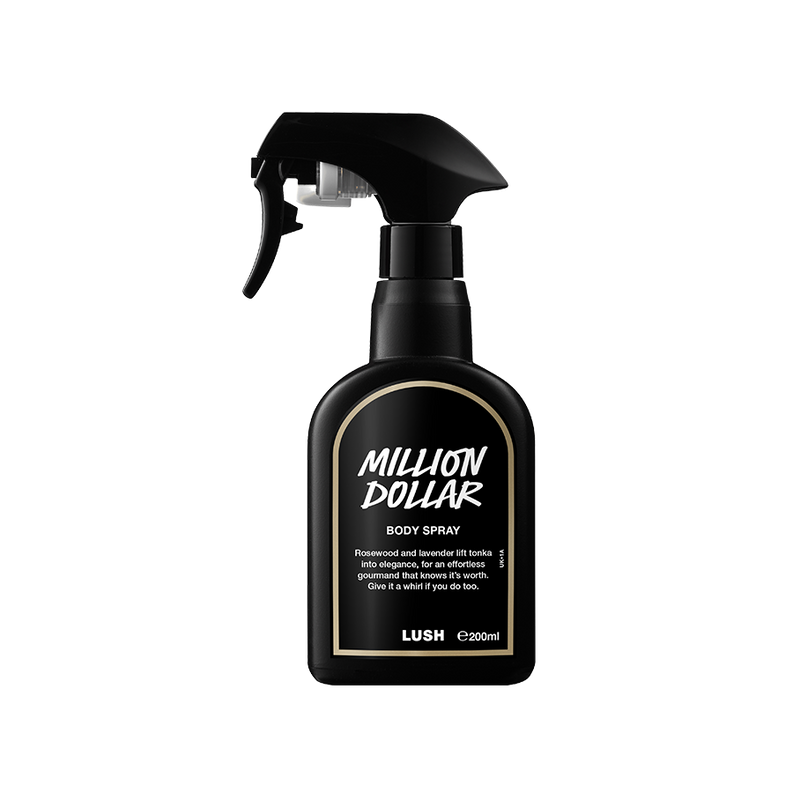 Lush Million Dollar body spray fragrance (British brand)