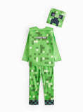 Minecraft Creeper díszes ruha jelmez 3-4 évre