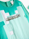 Minecraft Creeper díszes ruha jelmez 3-4 évre