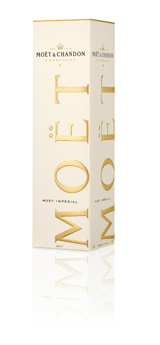Moët & Chandon Brut Imperial NV Champagne gift box 75cl, imported from the UK