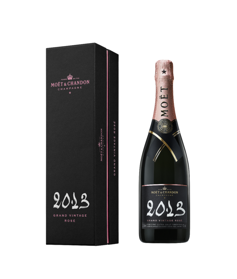 Moët & Chandon Grand Vintage Rosé champagne 75cl, UK version