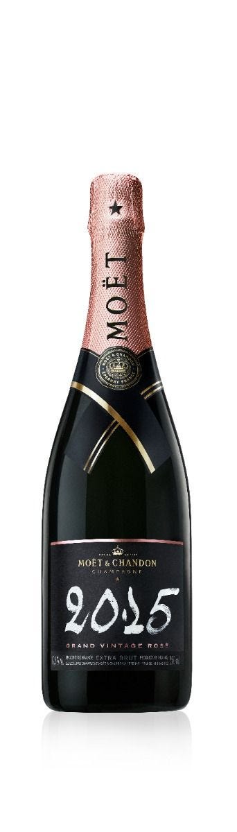 Moët & Chandon Grand Vintage Rosé champagne 75cl, UK version