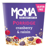 MOMA Cranberry &amp;amp; Raisin Gluten Free Jumbo Oat Porridge Pot 70g