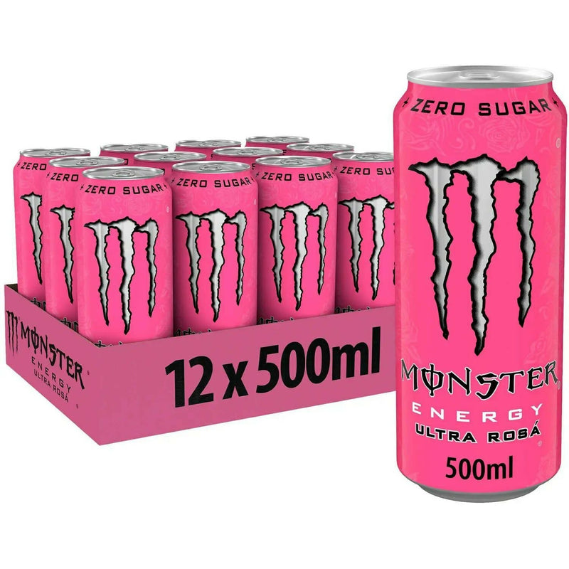 Monster Energy Ultra Ros&amp;aacute; 12 x 500ml