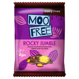 Moo Free Rocky Jumble Choccy borított nyuszicomb, mazsola és rizsgolyó 100g