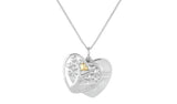 Moon &amp;amp; Back Silver Tree of Life Necklace
