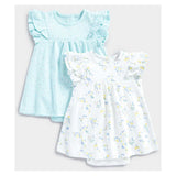 Mothercare Butterfly Romper Dresses - 2 Pack