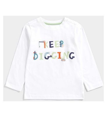 Mothercare Digging Long-Sleeved T-Shirt