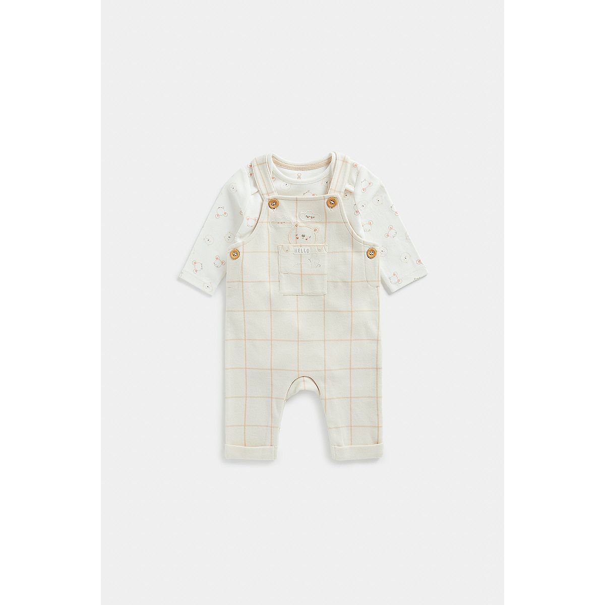 Mothercare My First Dungaree and Bodysuit Set
