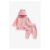 Mothercare Pink Velour Jog Set