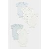 Mothercare Woodland Short-Sleeved Baby Bodysuits - 5 Pack