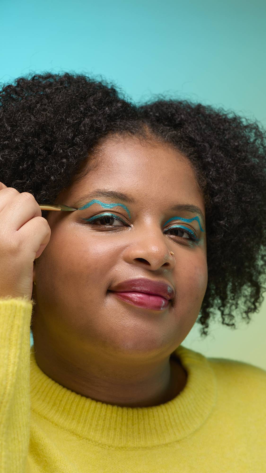Lush Motivation Eyeliner aquamarine liquid liner (British brand)