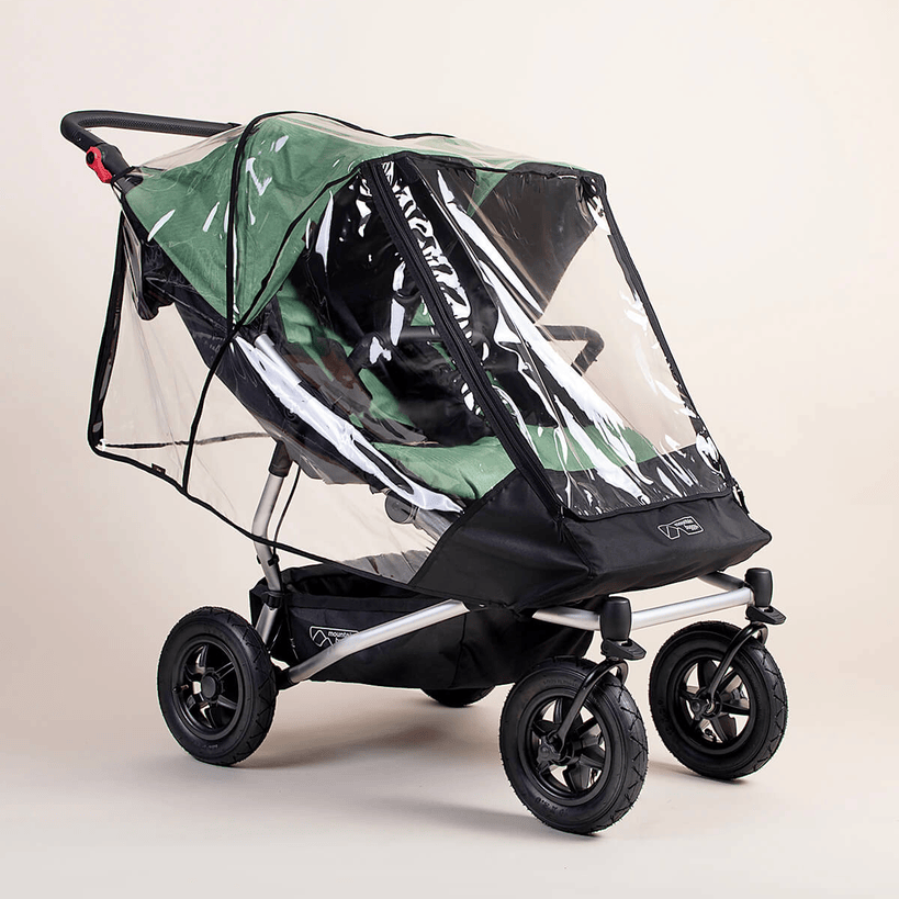 Mountain Buggy double storm cover for Duet stroller (British brand)
